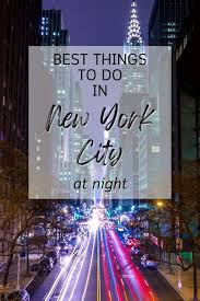 new york city at night