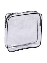 1pc set woman clear makeup bag set with