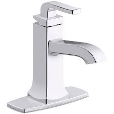 Their bathroom and kitchen faucets are available in one see all the faucets available at your local home center before you buy elsewhere. Kohler Rubicon Single Hole Single Handle Bathroom Faucet In Polished Chrome The Home Depot Canada