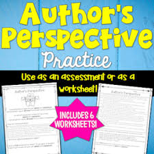 Teaching About Authors Perspective Crafting Connections