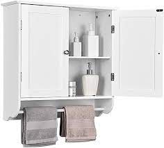 tangkula bathroom wall cabinet