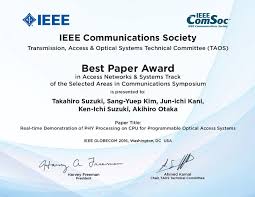 Taos Gc 2016 Awards Ieee Communications Society Transmission