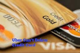 uber can t delete credit card