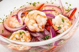 How do you know when shrimp ceviche is done?
