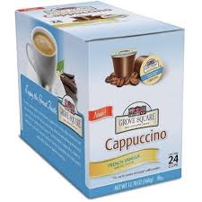 Grove square cappuccino variety pack, 72 single serve cups. Starbucks French Vanilla Cappuccino K Cups