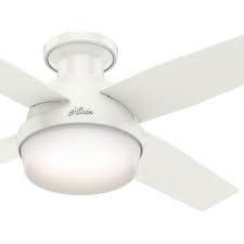 Indoor Ceiling Fan W Light Kit 4 Blade