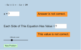 a1 arei 3 solve linear equations and