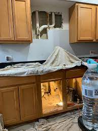 cabinet repair from water damage