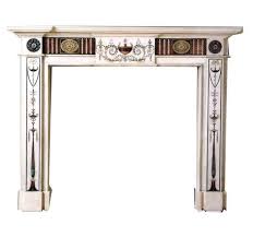 Hand Carved Marble Fireplace