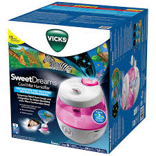 Vicks Sweet Dreams Cool Mist Humidifier Pink Vul575pc