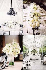 ideas for a black and white wedding
