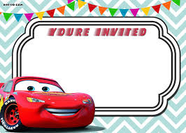 Free Printable Cars 3 Lightning Mcqueen Invitation Template Free