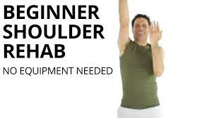 beginner shoulder rehab exercises for