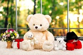 teddy bear family stock photos royalty