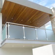 Outdoor Stainless Steel Glass Balcony