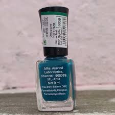 blue eyetex dazller nail polish bottle