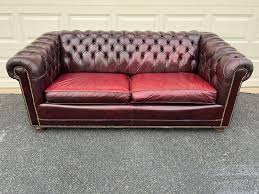 vine tufted leather chesterfield