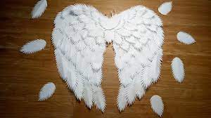 diy angel wings made of paper