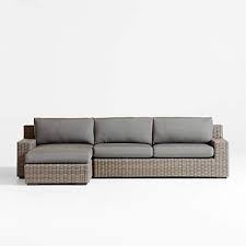 Left Arm Chaise Outdoor Sectional Sofa