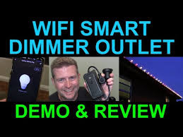 Wifi Smart Light Dimmer Outlet Indoor Outdoor Alexa String Lights Plug Wteske Demo Review Youtube