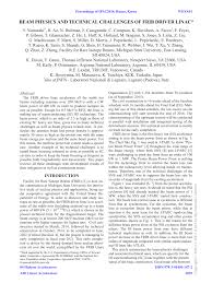 Pdf Beam Physics And Technical Challenges Of Frib Driver Linac