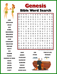 Free lesson plans and activities for bible study. Genesis Bible Wordsearch Puzzle Biblepuzzles Com