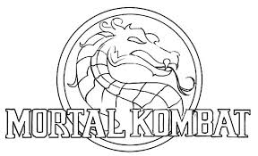 Sub zero mortal kombat coloring pages Easy Mortal Kombat Symbol Drawing Novocom Top