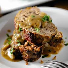best ever meatloaf with mushroom gravy