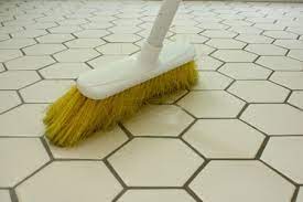 can i acid wash a bathroom tile floor