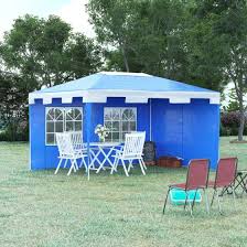 Outsunny Garden Gazebo Marquee With 2