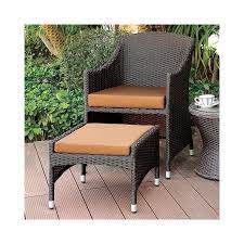 Almada Arm Chair W Nesting Ottoman Cm