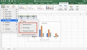 how to add error bars in excel bsuite365
