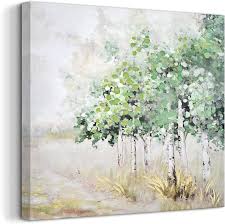 Tree Wall Art On Canvas Painting For