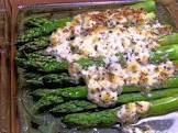 asparagus with basil parmesan butter