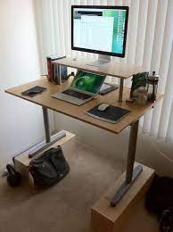 Most relevant best selling latest uploads. What S On My Stand Up Desk 2011 Edition Diy Standing Desk Stand Up Desk Ikea Standing Desk