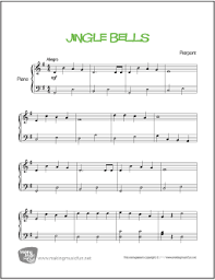 Classical sheet music for piano pdf download Jingle Bells Easy Piano Sheet Music Digital Print