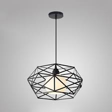 Kitchen Globe Pendant Light With Wire Frame Cage Metal 1 Light Antique Black White Hanging Light Takeluckhome Com