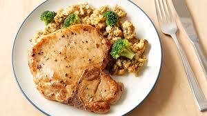 easy pork chops with stuffing recipe