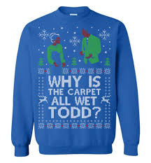 wet todd ugly christmas sweater