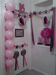 16th birthday decorations birthday door