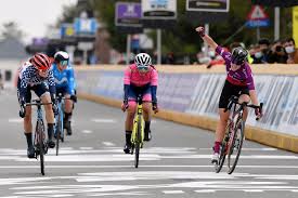 Demi vollering of the sd worx team won the women's cycling race la course on saturday in an event that preceded the opening stage of the tour de france between the atlantic port of brest and. Demi Vollering Celebrates Victory Too Soon At Brabantse Pijl Dames Cyclingpaper