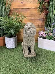 Stone Garden Detailed Cockapoo Poodle