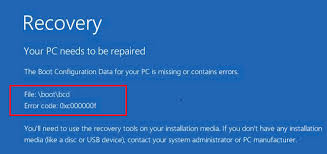 Windows 10 Error Code 0xc00000f Problem Repair