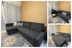 L Shaped Sofa Bed With Storage