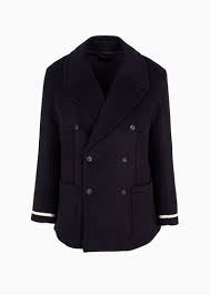 Double Ted Padded Pea Coat In A