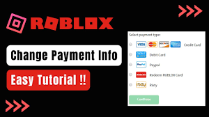 how to change payment method on roblox