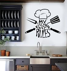 Vinyl Wall Decal Kitchen Quote Chef