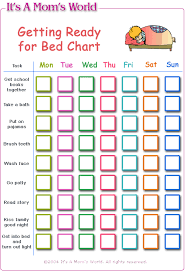 Getting Ready For Bed Chart