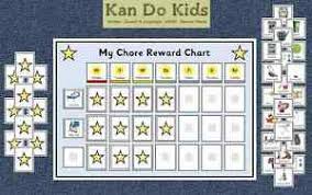 Details About Chore Reward Chart Weekly Autism Special Needs Behaviour Management