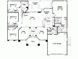 Floor plans this home plan includes the floor plan showing the dimensioned locations of walls, doors, and windows as well as a schematic electrical layout. House Plan Elegant One Story Home Square Feet House Plans 42574